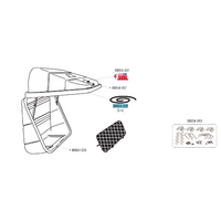 Fiamma Klebedichtung f&uuml;r Heckbox Ultra-Box 1 / 2 / 3 / 180 / 320 / 360 / 500 / Sport Pro - Fiamma Ersatzteilnummer 98654-028