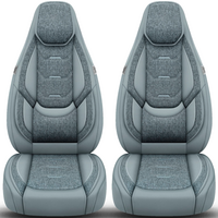 Bremer Sitzbez&uuml;ge Wohnmobil Schonbez&uuml;ge H-Serie 2 St&uuml;ck f&uuml;r Fiat Ducato / Jumper / Boxer grau