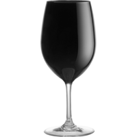 Brunner set of 2 wine glasses Thango Black