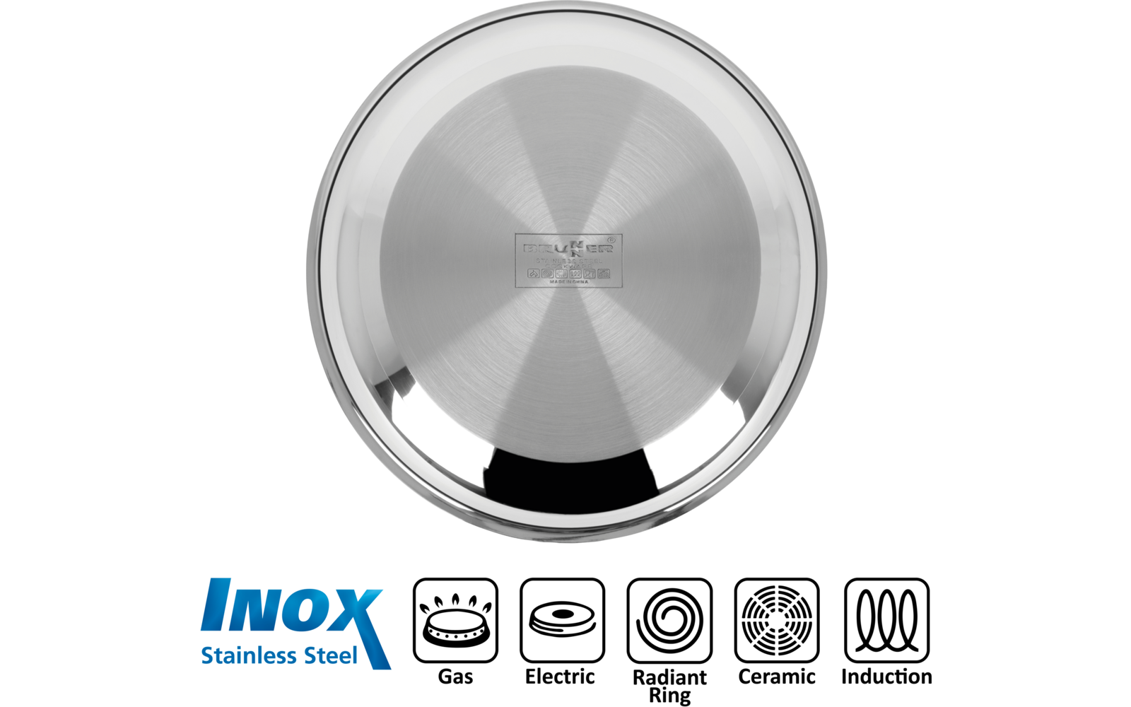 Produktbild Brunner Academy Vacuum Kochtopfset 5+1 stapelbar &Oslash; 22 cm 1