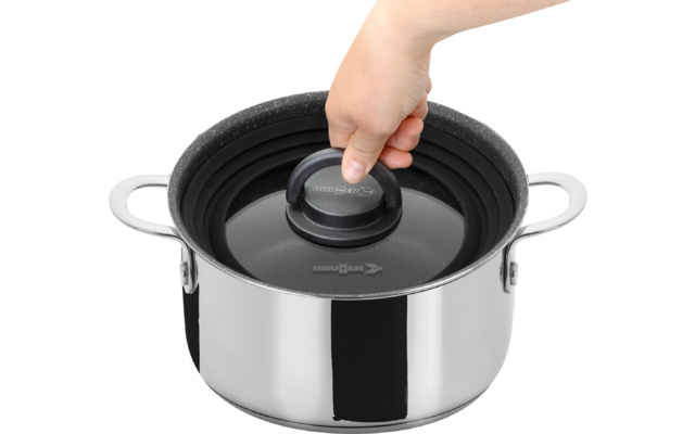 Produktbild Brunner Academy Vacuum Kochtopfset 5+1 stapelbar &Oslash; 22 cm 1