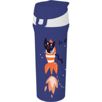 Koziol Stan Trinkflasche 425 ml organic blue space