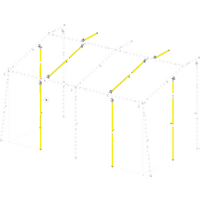 Walker Safety Set Zus&auml;tzliches Stahlgest&auml;nge f&uuml;r Vorzelt Maxi 300