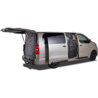 Moustiquaire de porte coulissante c&ocirc;t&eacute; conducteur &agrave; droite avec fermeture &eacute;clair magn&eacute;tique pour Citro&euml;n/Fiat/Opel/Peugeot/Toyota Mayr Van