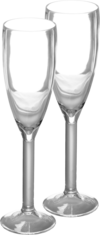 Berger Acryl Champagnergl&auml;ser 150 ml (2er Set)