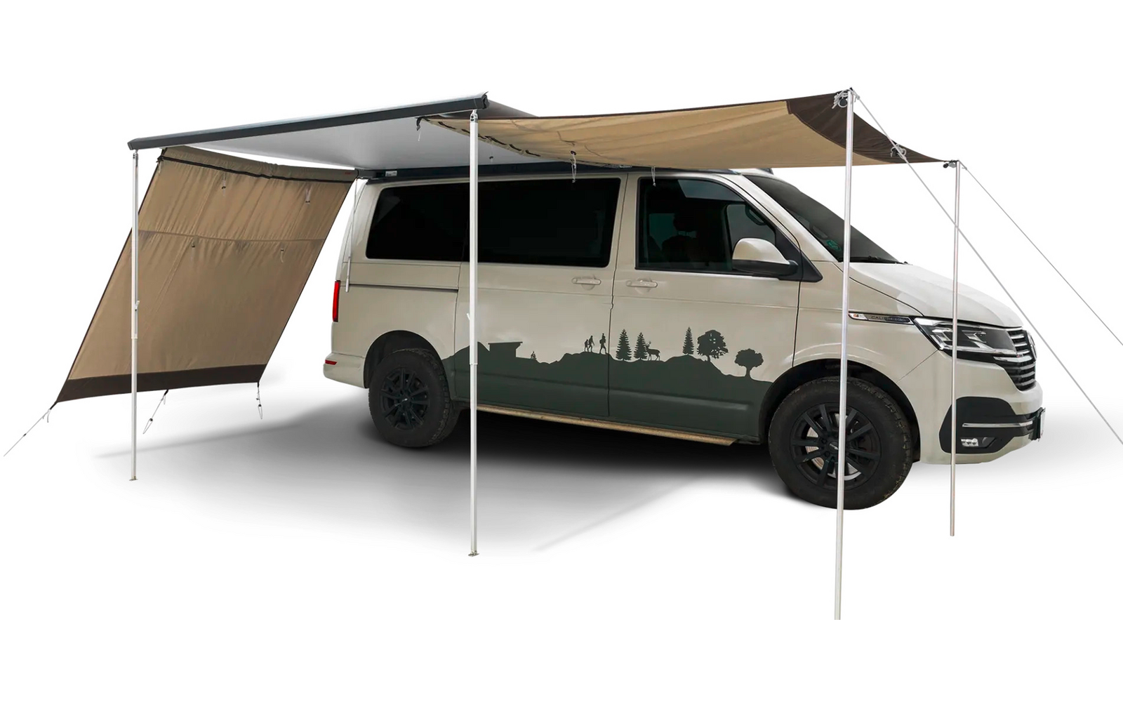 Image du produit Outwell Fallcrest Side Panel Set TC Seitenwand-Set f&uuml;r Bus-Markisen 1