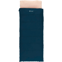 Outwell Contour Lux Sac de couchage couverture jusqu'&agrave; 190 cm Fermeture &eacute;clair &agrave; droite bleu fonc&eacute;