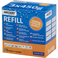 Absodry Classic refill bag with 3 x 450 g in a box