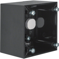 Berker Aufbaugeh&auml;use hoch AP Integro Flow Schwarz gl&auml;nzend