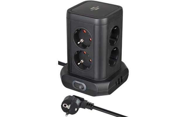 Produktbild Brennenstuhl Steckdosenturm Mehrfachsteckdose 8-fach 3680 Watt  1