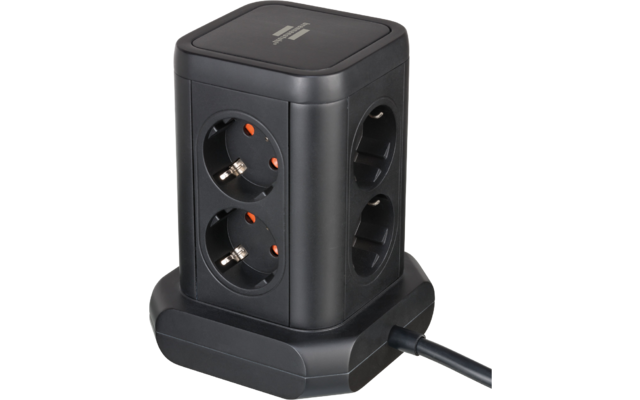 Produktbild Brennenstuhl Steckdosenturm Mehrfachsteckdose 8-fach 3680 Watt  1