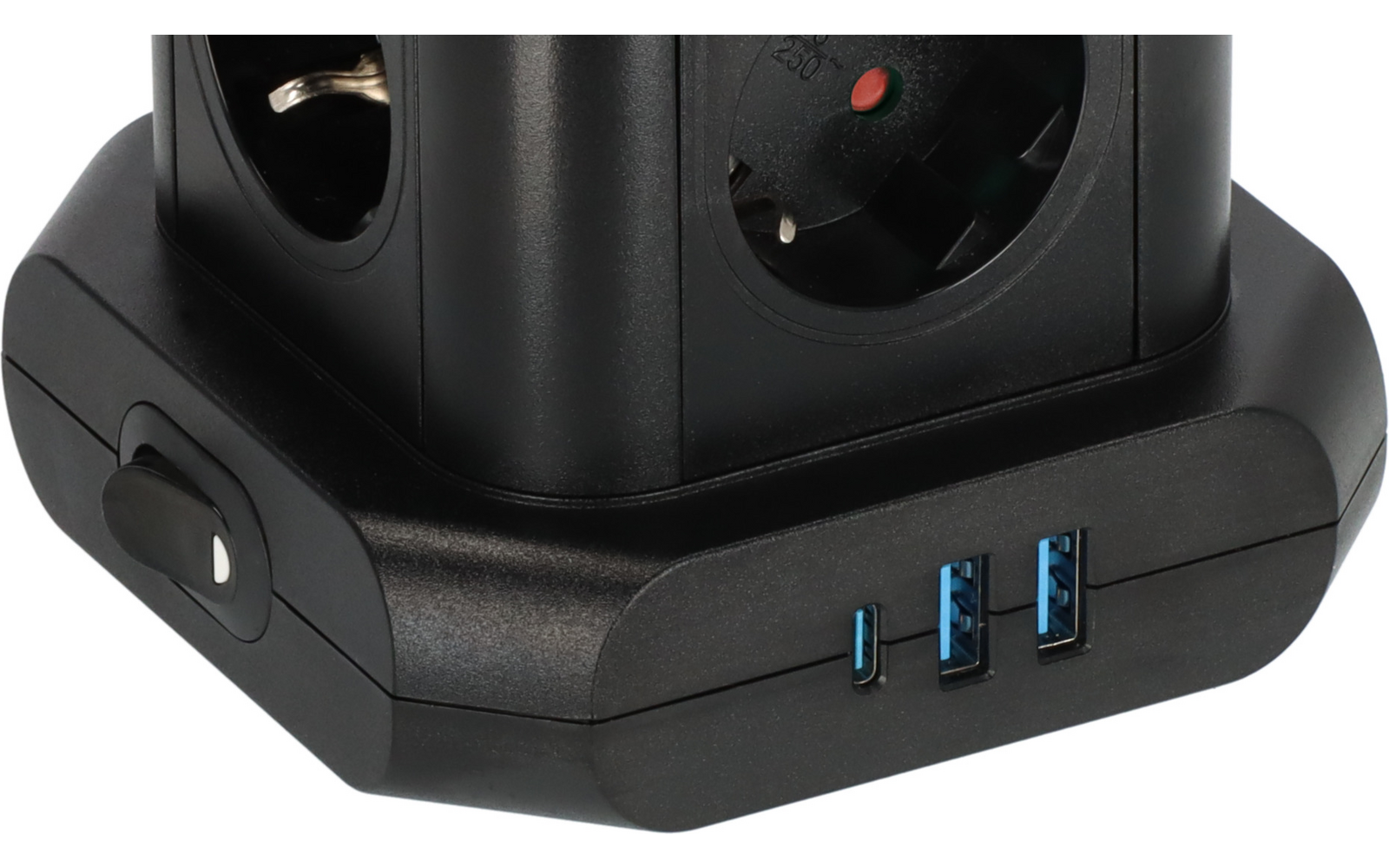 Produktbild Brennenstuhl Steckdosenturm Mehrfachsteckdose 8-fach 3680 Watt  1