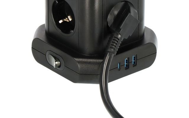 Produktbild Brennenstuhl Steckdosenturm Mehrfachsteckdose 8-fach 3680 Watt  1