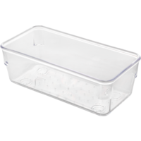 Metaltex Schubladen Organizer / Beh&auml;lter stapelbar transparent small slim