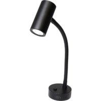 Frilight Aufbauspot Licht Mini Tube D4 Flex mit USB-C Ladeanschluss schwarz