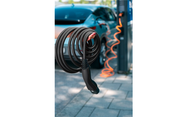 Produktbild Lapp Selbstaufrollendes Doppelhelix Ladekabel Typ 2 Mode 3 / 3-phasig 32 A bis 22 kW 7 Meter 1