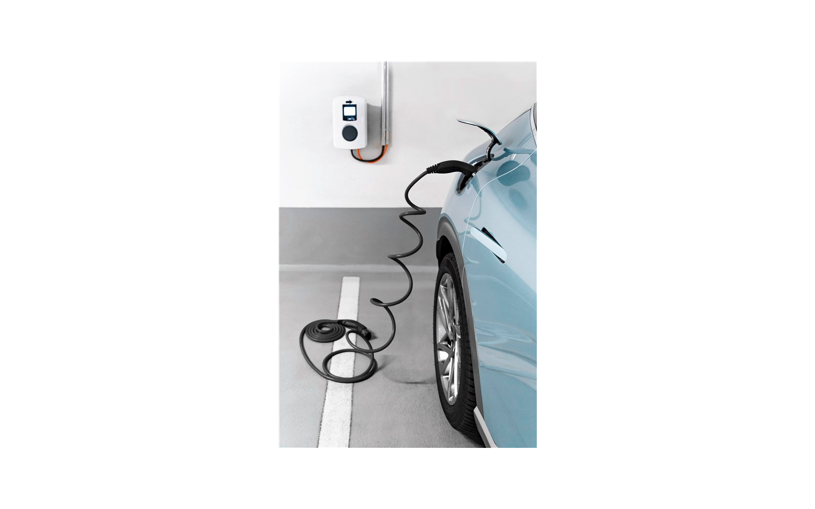 Produktbild Lapp Selbstaufrollendes Doppelhelix Ladekabel Typ 2 Mode 3 / 3-phasig 32 A bis 22 kW 7 Meter 1