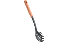 Metaltex Arizona Line Cuillère à spaghetti avec manche en hêtre 34,5 x 6,3 cm