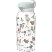Mepal Campus Kinder-Trinkflasche mit Klappdeckel auslaufsicher 600 ml Little Farm