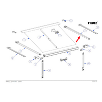 Brazo telesc&oacute;pico Thule (derecho 3,5 - 4,5 m)