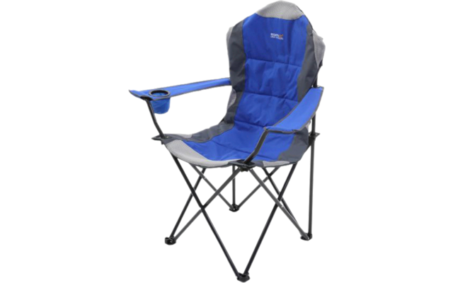 Regatta Kruza chaise pliante 110 x 90 x 56 cm bleu