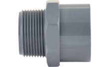 201194 - Lilie Verschraubung 50 / 40mm 1 1/4 Zoll mit Doppel-O-Ring Rohrstecksystem