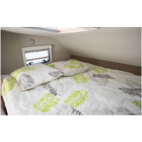 Berger Ready to go Bettdeckensystem 150x190/195 cm rundes Fu&szlig;teil creme