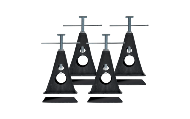 Produktbild Berger 4er-Set St&uuml;tzbock Satz mit Grundplatte 750 kg Traglast 1