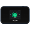 Mobiler WLAN-Hotspot mit Display, das genutzte 28,5 GB von 50 GB anzeigt