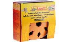 Favorit Terrakotta Räuchertopf mit zwei Citronella Moskitospiralen (3er Set)