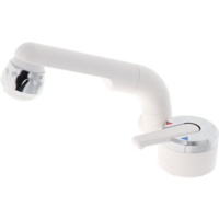 Barwig Perfect Automatique Mitigeur monocommand&eacute; 3 bar commutation automatique blanc/chrome
