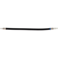 Comet nylon flex slang met 8/10 mm mondstukken snapkoppeling recht 350 mm voor koud water