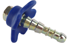 203663 - Cadac Gasanschluss 8 mm mit Handrad und 1/4 Zoll Linksgewinde für Gasgrills