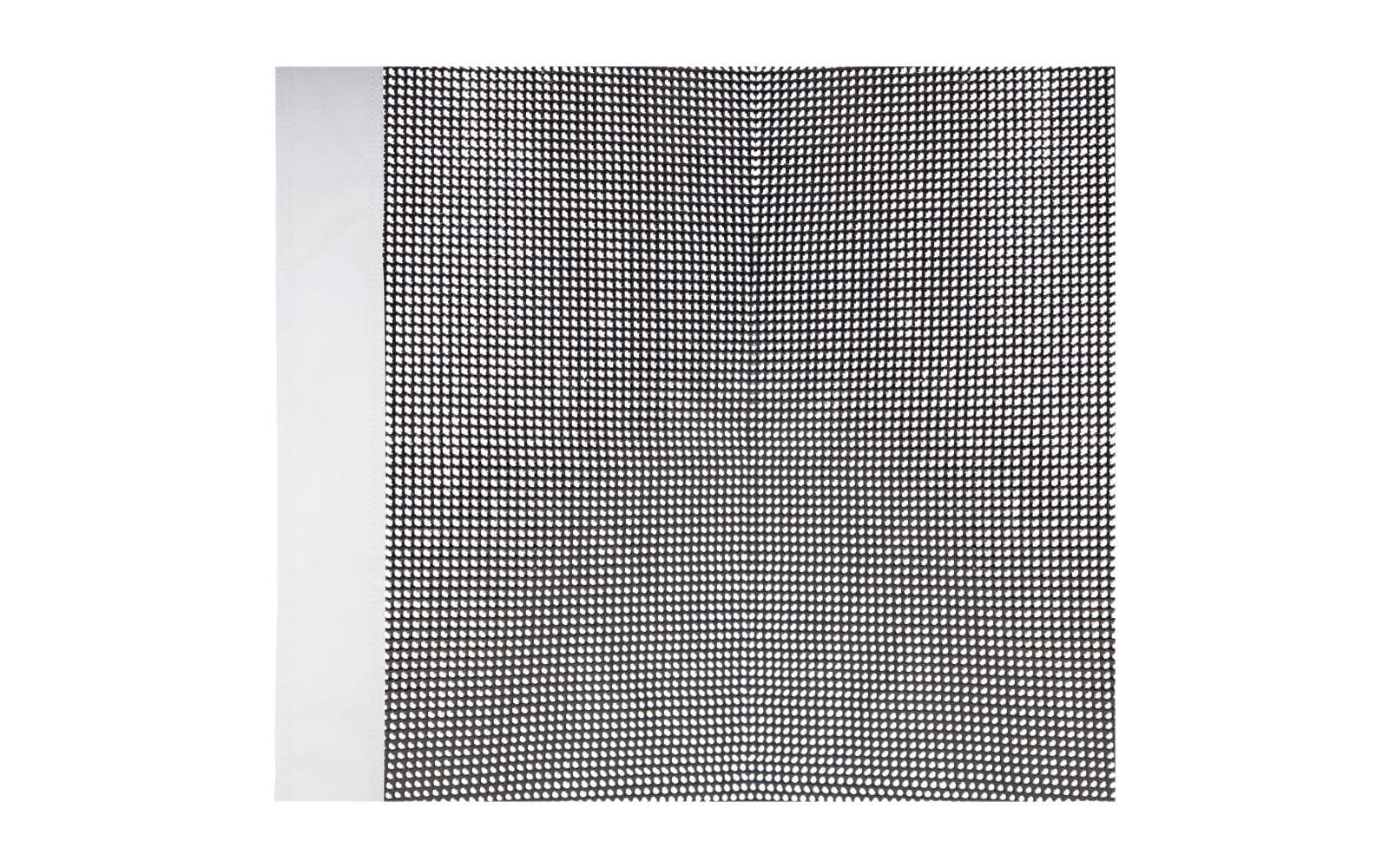 Gros plan d'un tissu gris tissé avec une texture visible