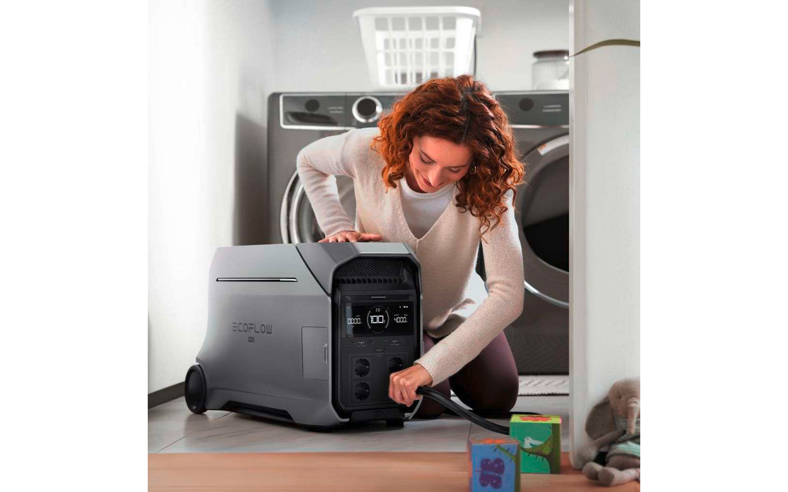 Produktbild EcoFlow Delta 3 Tragbare Powerstation 1 kWh 1.800 W 1