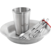 Robens Sierra Steel Meal Set Geschirr-Set 10 teilig mit Tellern / Bechern / Besteck