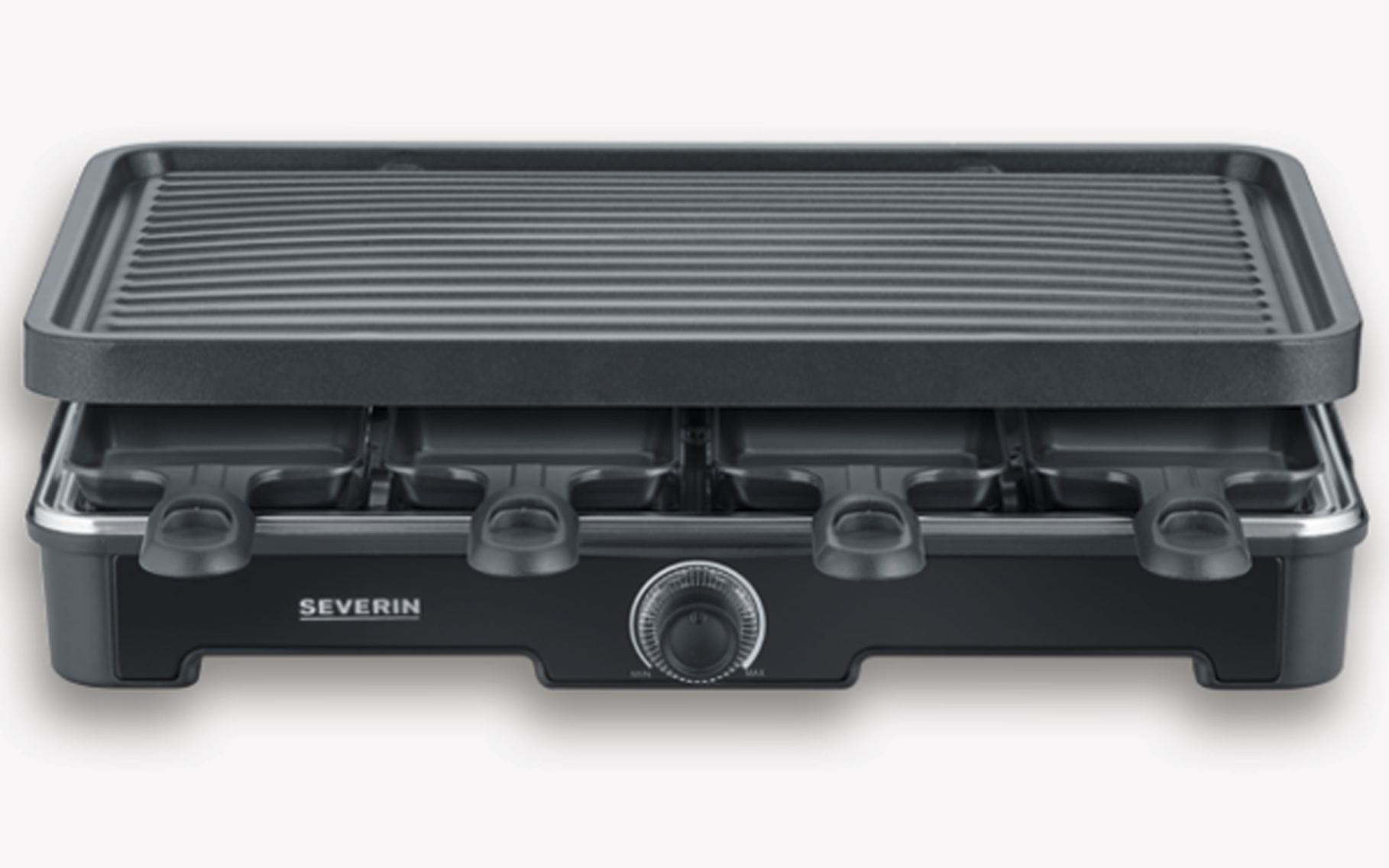Severin RG 9670 Raclette grill 1400 W black for 8 persons - Berger Camping