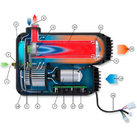 Electrov&aacute;lvula Truma adecuada para la calefacci&oacute;n de gas VarioHeat Eco, n&uacute;mero de pieza 39050-00235