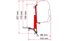 105085 106010 106030 119730 134780 134800 134820 136380 238460 256370 265950 265960 265970 206065 - Fiamma brackets for awning F45 wall mounting