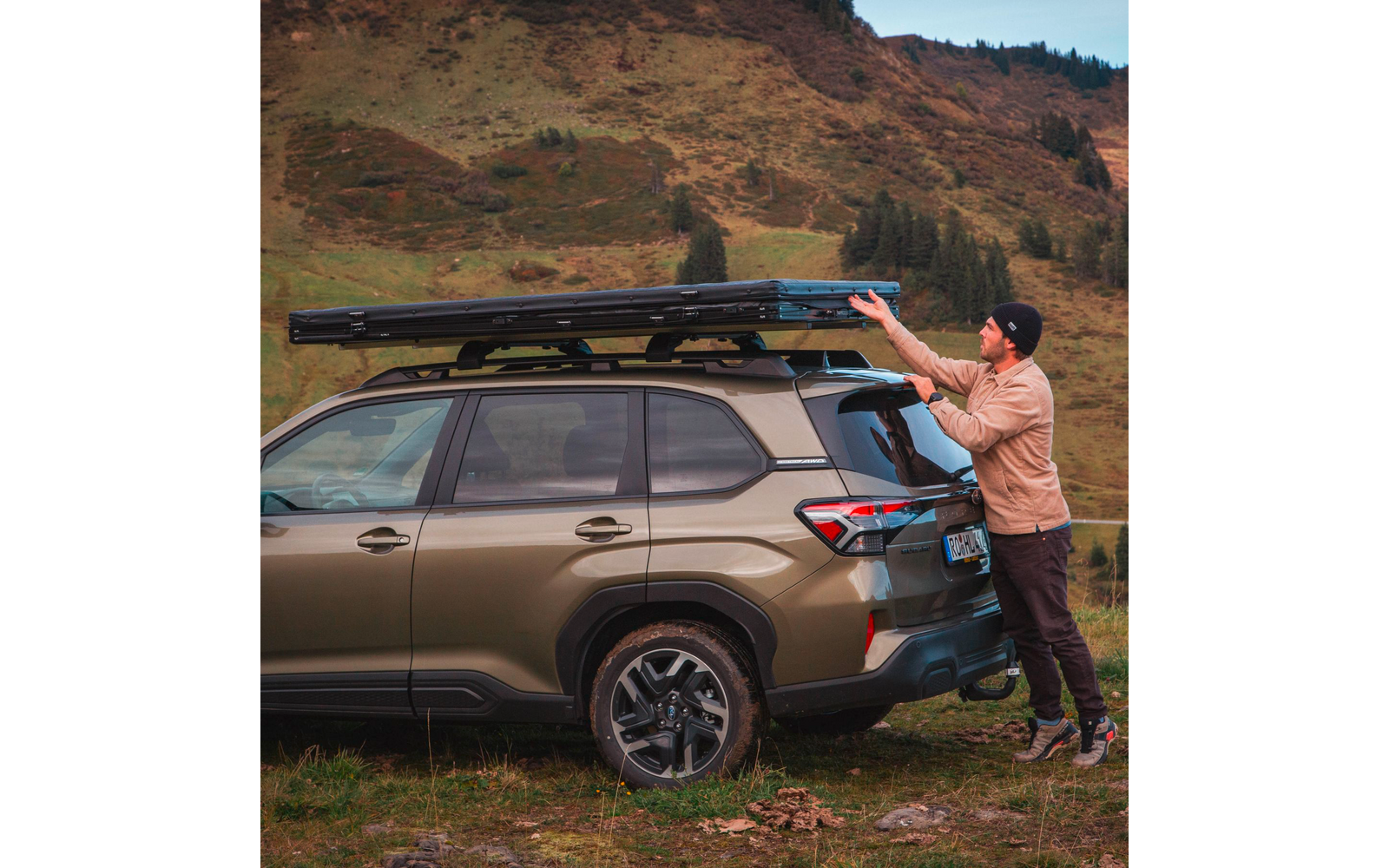 Image du produit Horntools Cloud Triangle Dachzelt f&uuml;r 2 Personen 140 cm Liegefl&auml;che 1