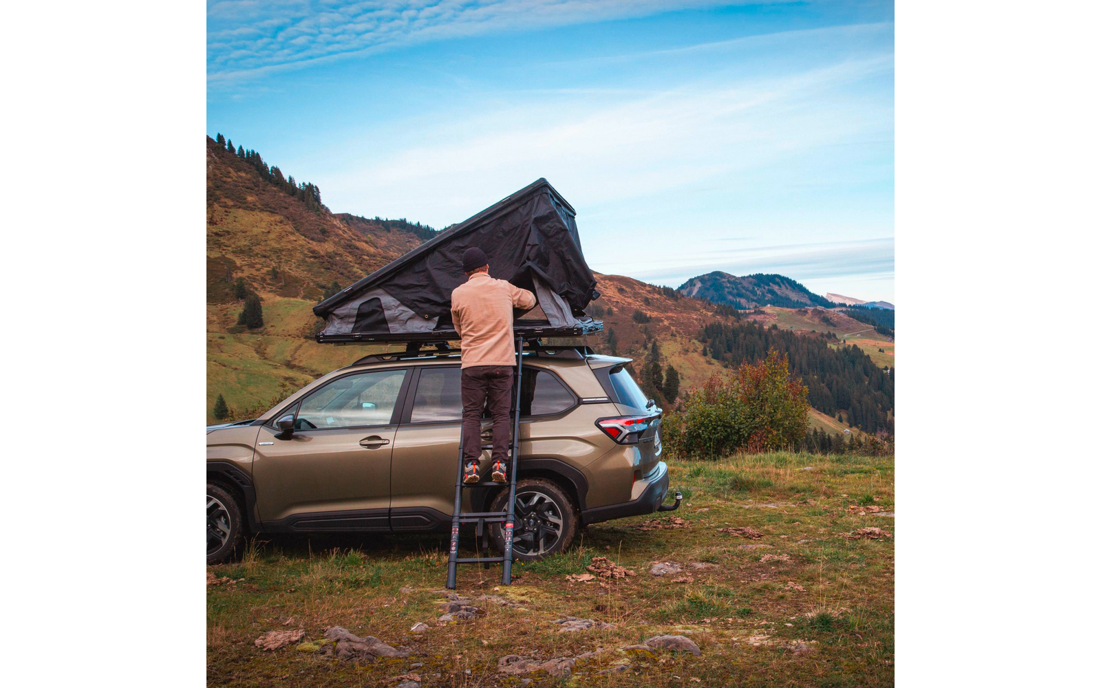 Image du produit Horntools Cloud Triangle Dachzelt f&uuml;r 2 Personen 140 cm Liegefl&auml;che 1