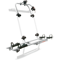 Fabbri Umr&uuml;stkit f&uuml;r Van Double-Door Ski Hecktr&auml;ger zu Fahrradtr&auml;ger f&uuml;r 2 Fahrr&auml;der 45 kg silber