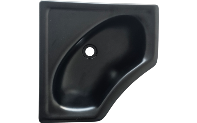 Immagine del prodotto Comet Eckwaschbecken Mini Kunststoff mattschwarz 340 x 165 mm 1
