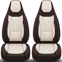 Bremer Sitzbez&uuml;ge Wohnmobil Schonbez&uuml;ge C-Serie 2 St&uuml;ck f&uuml;r Fiat Ducato / Jumper / Boxer beige/braun