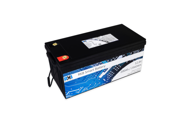 RKB Smart Battery Batería de litio LiFePo4 12 V 200 Ah