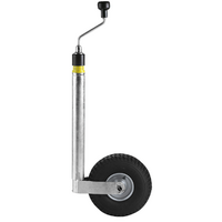 Rueda jockey galvanizada con indicador de carga de lanza 48 mm moog Trailerparts