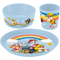 Koziol Connect Paw Patrol servies 3-delig organic sky blue