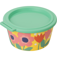 Koziol kom met deksel Nora Box 700 ml dark yellow/mid green