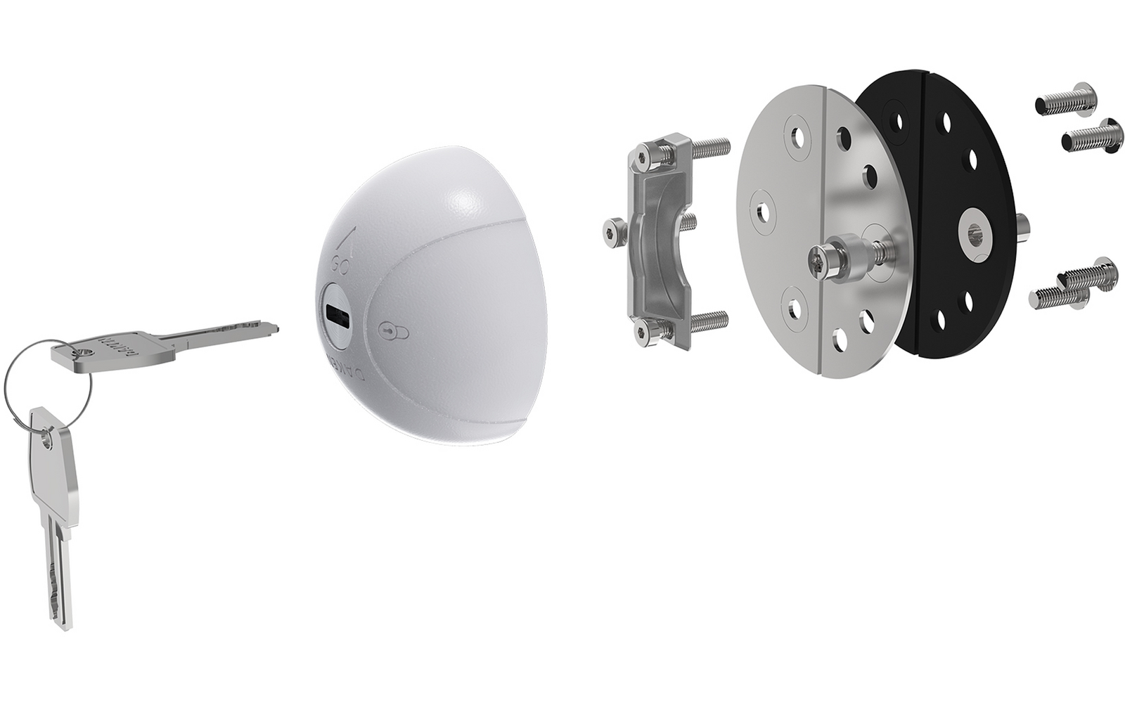 Product afbeelding Daken Locks Saturn GO autoslot, set van 2 stuks  1
