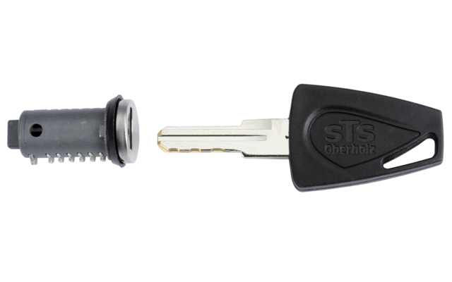 STS 2 Innenbahn-Schlüssel mit 8 Schliesszylindern für STS / ZADI Verschlüsse